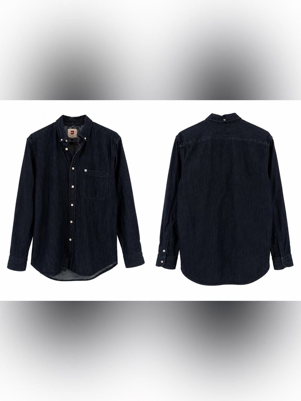 Quiksilver Dark Indigo Denim Button-Up Shirt